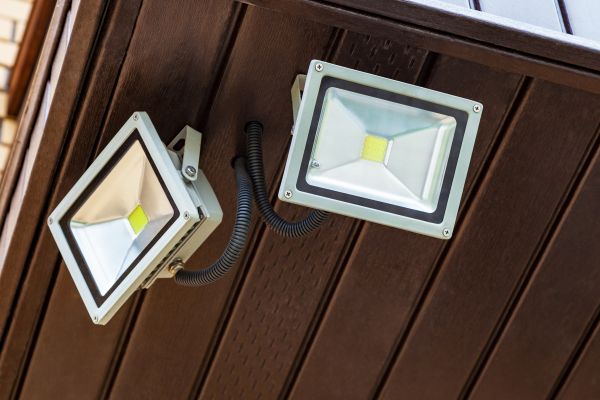 LED Floodlight Installation