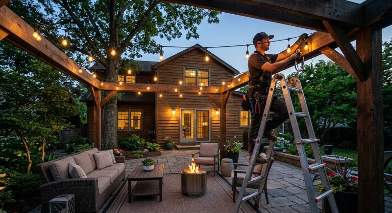 Backyard Lighting Service in Denver County, CO