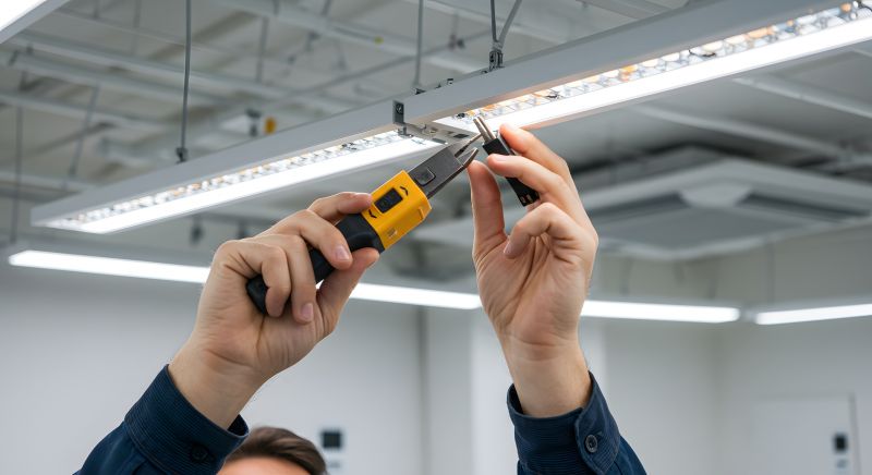 Indoor Floodlight Installation