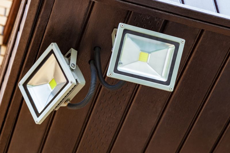 Outdoor Floodlight Installation