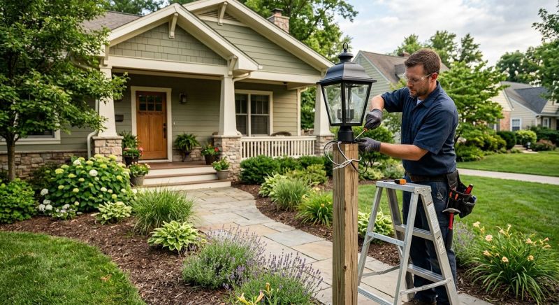 Outdoor Lighting Installation in Olathe, KS