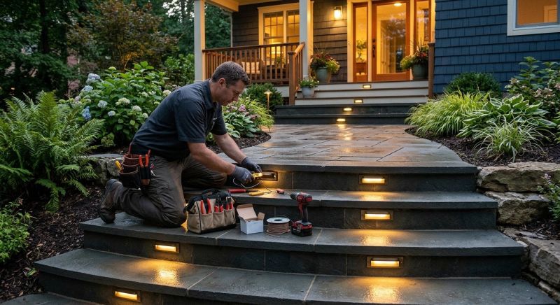 Walkway Lighting Installation in Utah County, UT